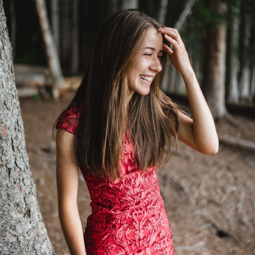 Red Embroidered Dress